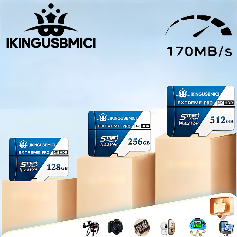 Vr Headset Pc - Kartu TF Aman 64GB, Kartu Micro