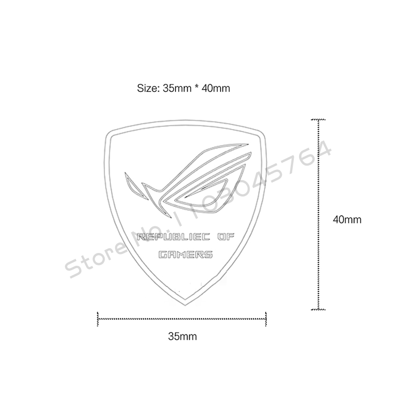 Stiker komputer aluminium Logo - Pc Gaming Lounge ulasan dan harga