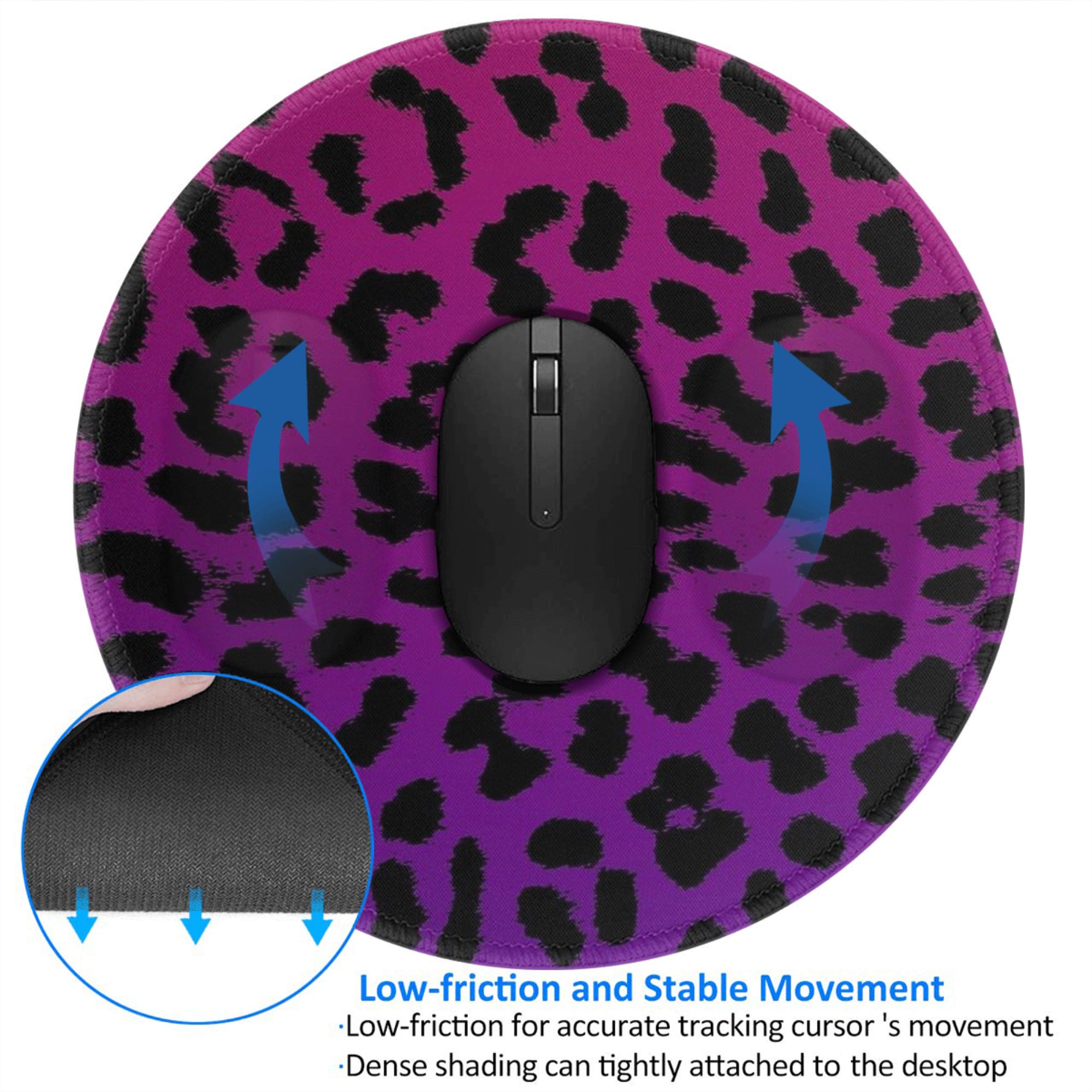 Alas Mouse Motif Macan Tutul U - Pc Gaming Pink ulasan dan harga