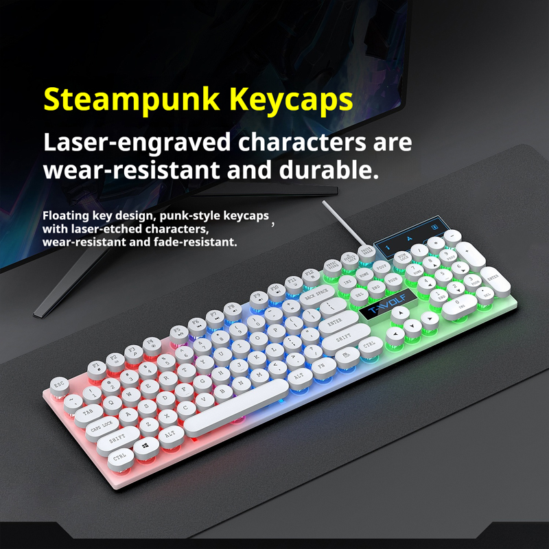 Keyboard Gaming T11 T-WOLF, 10 - Pc Gaming Fullset ulasan dan harga