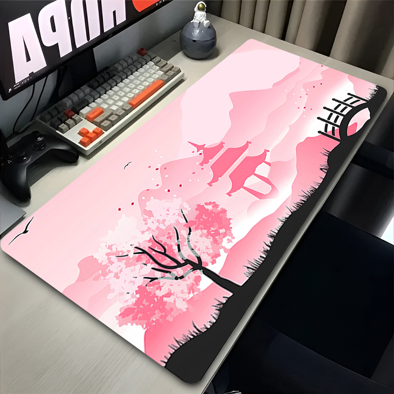 Mousepad Aksesori Komputer Gam - Pc Gaming Pink ulasan dan harga