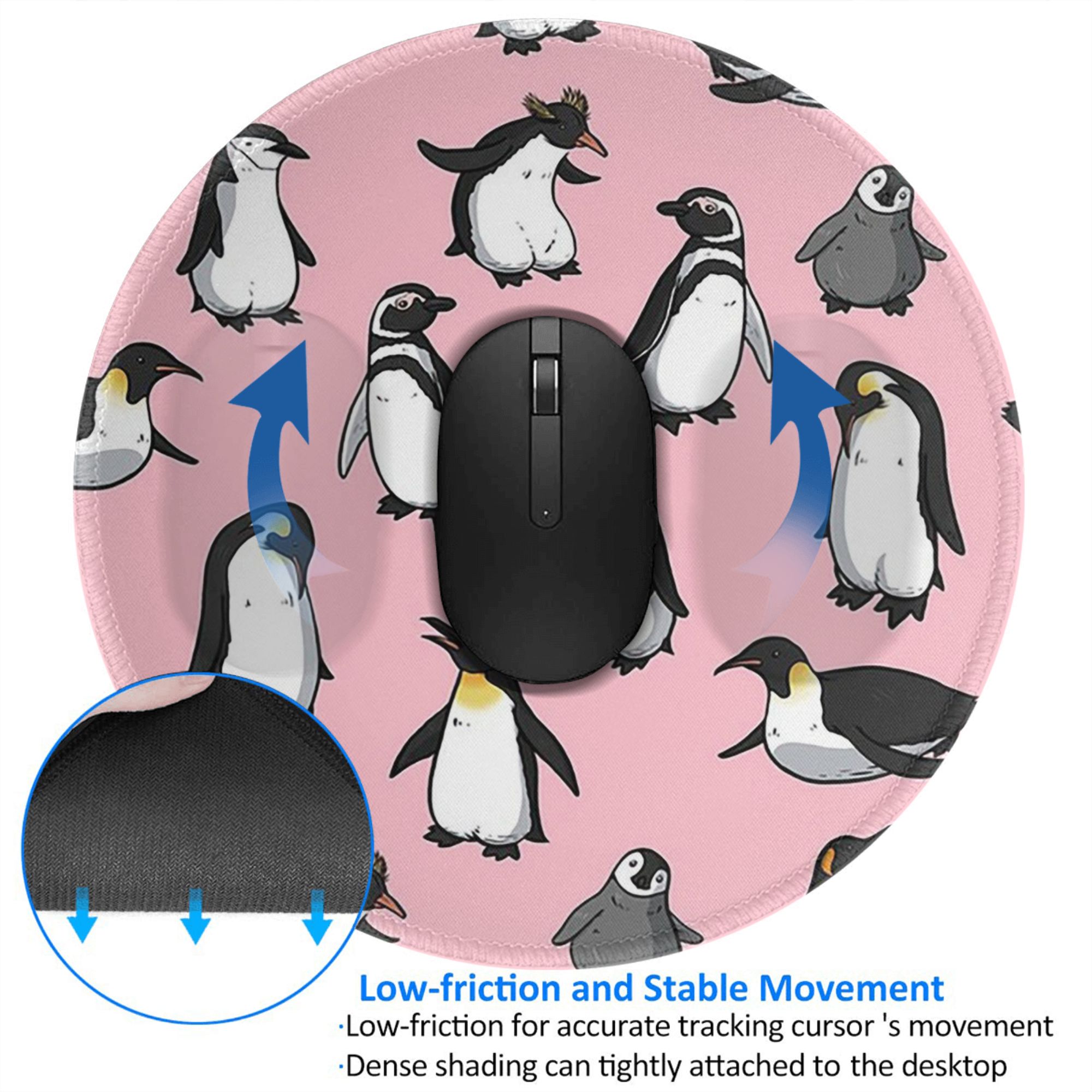 Alas Mouse Penguin Lucu (Varia - Pc Gaming Pink ulasan dan harga