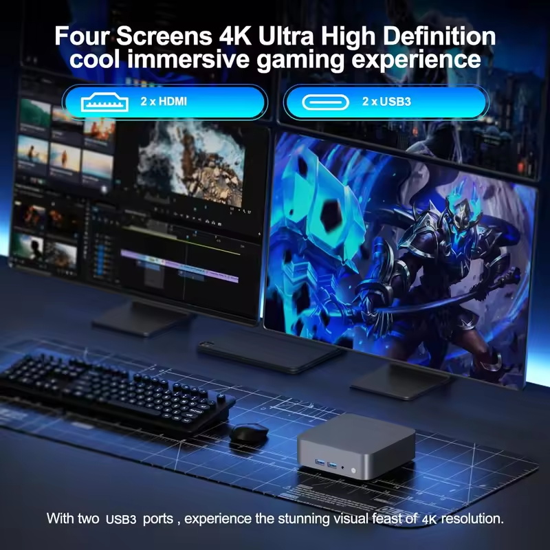 2026 Intel N150 Mini PC Komput - Pc Gaming Intel ulasan dan harga